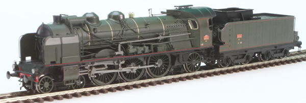 REE Modeles MB-037S - French Steam Locomotive Class 231 of the SNCF DIJON (DCC Sound Decoder  + Steam)